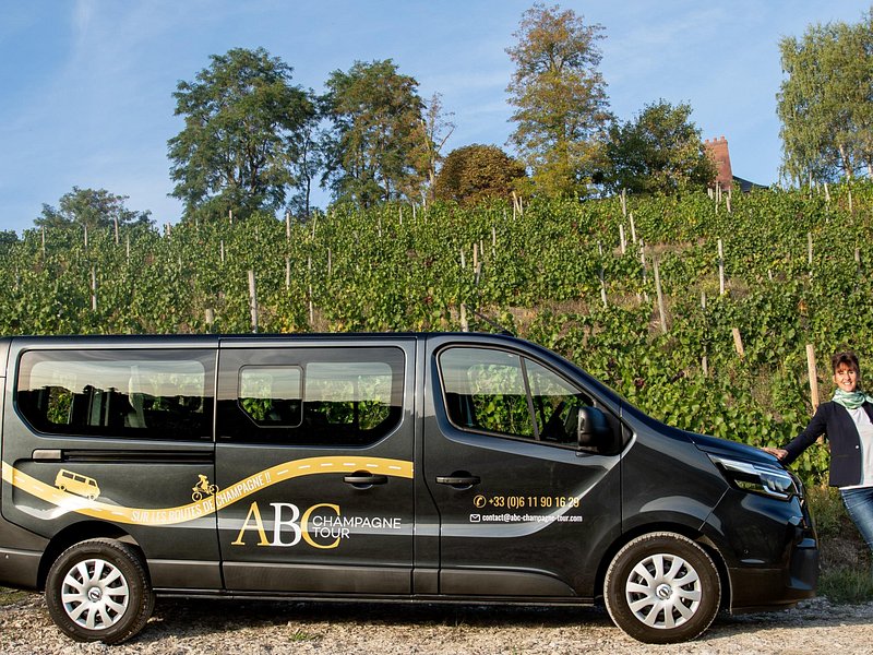 Day trip by van in Champagne small group of 8